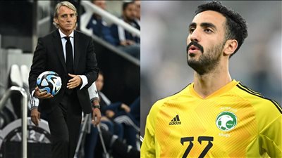 نواف العقيدي يرد على اتهامات مانشيني: أنا رهن إشارة المنتخب السعودي