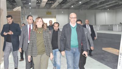 وزيرة الثقافة تتفقد تجهيزات معرض القاهرة الدُولي للكتاب