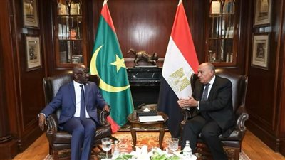 وزير الخارجية يستقبل نظيره الموريتاني ويعقدان جلسة مباحثات موسعة