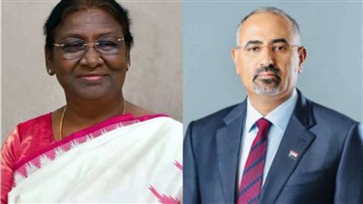  نائب رئيس مجلس القيادة الرئاسي باليمن يهنئ رئيسة جمهورية الهند بمناسبة العيد الوطني لبلادها