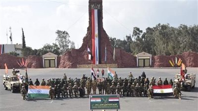 انطلاق فعاليات التدريب المصري الهندي المشترك