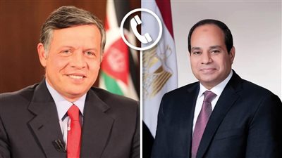 السيسي لملك الأردن: ندين أي اعتداء على أراضي المملكة