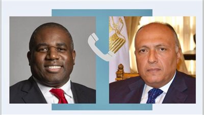 وزير الخارجية يتلقى اتصالًا من وزير خارجية حكومة الظل عن حزب العمال البريطاني