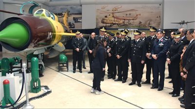 القوات المسلحة تنظم زيارة لقادة الشرطة وأسر الشهداء لمتحف القوات الجوية