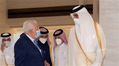  أمير قطر والرئيس الفلسطيني يبحثان آخر المستجدات على الأراضي الفلسطينية