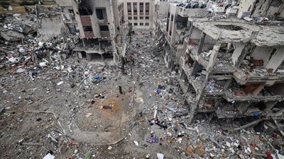 مركز الأمم المتحدة للأقمار الصناعية: تدمير 30% من مباني قطاع غزة