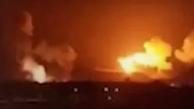 قصف أمريكي بريطاني على مواقع تابعة للحوثيين في تعز غرب اليمن