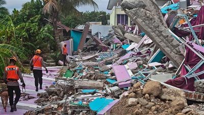 هزة أرضية درجات تضرب الفلبين