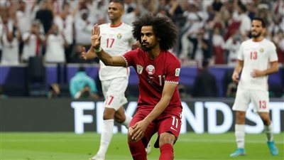 باحتفال غريب وخدعة سحرية.. قطر تتفوق على الأردن في الشوط الأول بنهائي كأس آسيا