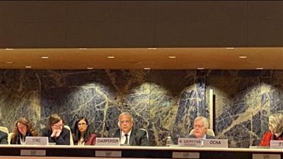 مندوب مصر بالأمم المتحدة يترأس جلسة إحاطة حول الأوضاع في غزة