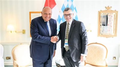 سامح شكري يلتقي وزير الدولة ورئيس ديوان مستشارية ولاية بافاريا الألمانية