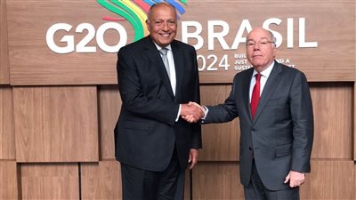 سامح شكري يفتتح مشاركته في اجتماعات مجموعة العشرين بلقاء وزير خارجية البرازيل