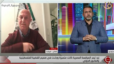  زيد تيم عن المرافعة المصرية أمام محكمة العدل الدولية: كانت متميزة وتحدثت في صميم القضية الفلسطينية