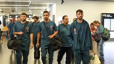 أخيرًا.. بعثة الأهلي تغادر مطار أكرا متوجهة إلى كوماسي