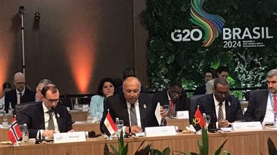 وزير الخارجية فى إجتماعات مجموعة العشرين يؤكد على أهمية التعامل مع الأزمات الجيوسياسية