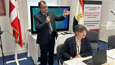 السفارة المصرية بالدنمارك تنظم مائدة مستديرة للشركات المهتمة والعاملة فى مصر