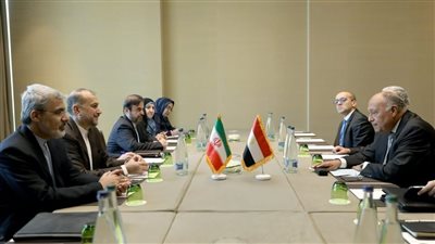 وزير الخارجية يلتقي بنظيره الإيراني على هامش اجتماعات مجلس حقوق الإنسان بجنيف 