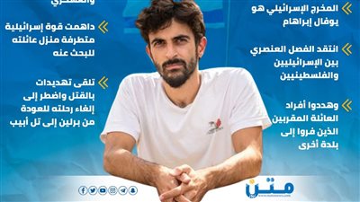 مخرج إسرائيلي يتلقى تهديدًا بالقتل بعد تضامنه مع الفلسطينيين (إنفوجراف)