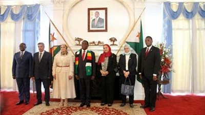 السفيرة المصرية في هراري تلتقي مع نائب رئيس الجمهورية الزيمبابوي