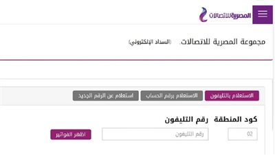 خطوات دفع فاتورة الخط الأرضي بالمحافظات