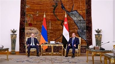 صحف مصر تبرز مباحثات السيسي ورئيس وزراء أرمينيا