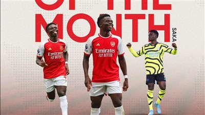 بوكايو ساكا يحصد جائزة أفضل لاعب في الدوري الإنجليزي عن شهر فبراير