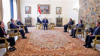 الرئيس السيسي يستقبل وزير الخارجية الإسباني خوسيه مانويل ألباريس