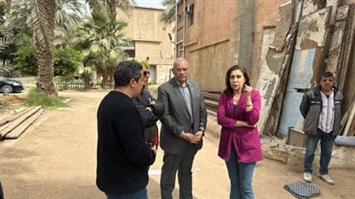 من موقع حريق ستوديو الأهرام.. نيفين الكيلاني: وزارة الثقافة في انتظار نتائج التحقيقات (صور)