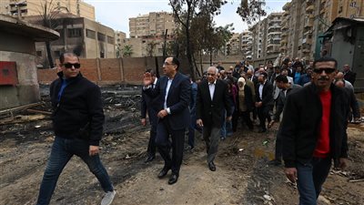 مدبولي: سنتحمل تكلفة إعادة الوضع كما كان قبل الحريق فالأهالي لا ذنب لهم