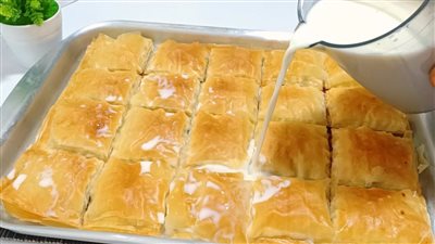 طريقة عمل الجلاش الحلو باللبن.. وصفتين لحلوى رمضانية اقتصادية جدُا