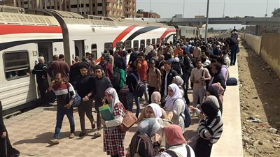 بالصور.. القصة الكاملة لحادث تصادم قطار قويسنا بالمنوفية