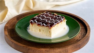 طريقة عمل المسخسخة فاطمة أبو حاتي.. حلوى رمضانية بكيكة الحليب