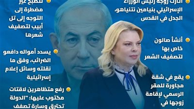 محل كوافير لزوجة نيتنياهو يتسبب في أزمة (إنفوجراف)