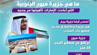 ما هي جزيرة ميون الجنوبية التي أعادت الإمارات تأهيلها من جديد (إنفوجراف)