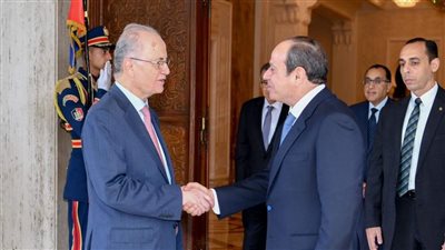 السيسي يناقش مع رئيس الوزراء الفلسطيني جهود وقف الصراع في غزة 