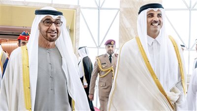 الشيخ محمد بن زايد يناقش الأوضاع في غزة والمنطقة مع تميم بن حمد.. هاتفيًا