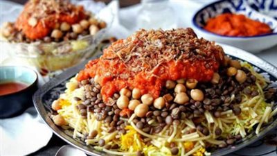 طريقة تحضير الكشري المصري.. ومكوناته 