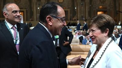 مصطفى مدبولي يلتقى كريستالينا جورجيفا المدير العام لصندوق النقد الدولي