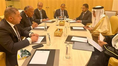 وزير الخارجية يلتقي نظيره البحريني خلال المنتدى الاقتصادي العالمي في الرياض