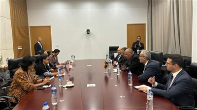 سامح شكري يلتقي بوزيرة خارجية إندونيسيا