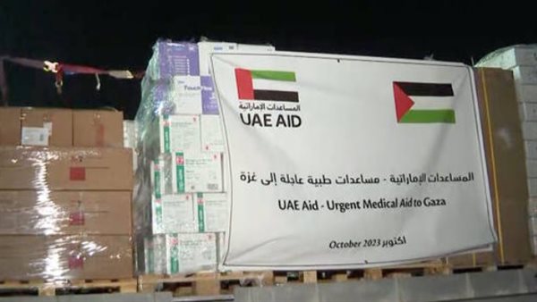 1.7 مليار دولار دعم إماراتى لغزة تشمل غذاء ودواء وماء ومواد إيواء