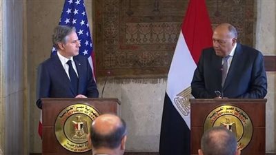 سامح شكري يتلقى اتصالا هاتفيا من بلينكن