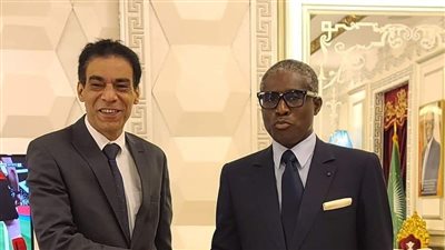 السفير المصري في مالابو يلتقي مع نائب رئيس جمهورية غينيا الاستوائية