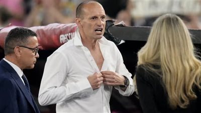 بعد فوز يوفنتوس بكأس إيطاليا.. أليجري يعتدي على صحفي ويهدده بالضرب