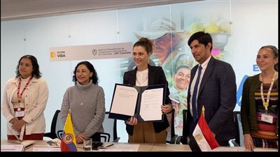 الوكالة المصرية للشراكة من أجل التنمية توقع مذكرة تفاهم مع الوكالة الرئاسية الكولومبية 