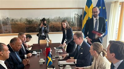 وزير الخارجية يبحث مع نظيره السويدي مستجدات الأوضاع في غزة