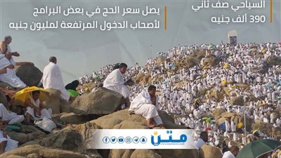 أسعار الحج لهذا العام (إنفوجراف)