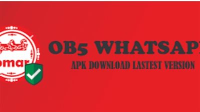 لينك واتساب عمر الاحمر OB5WhatsApp 2024