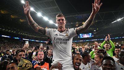 بعد التتويج السابع بالأبطال.. توني كروس ينهي مشواره مع نادي ريال مدريد