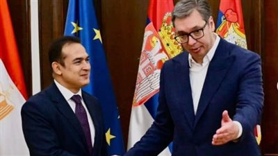 سفير مصر في بلجراد يلتقي مع رئيس جمهورية صربيا